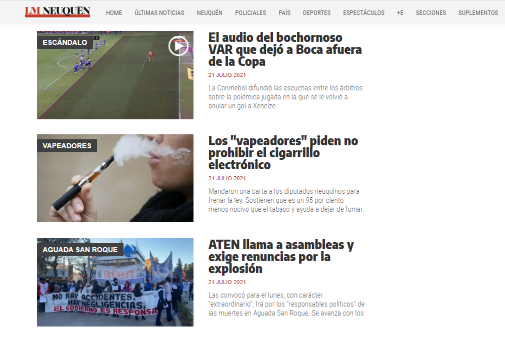 Diario La Mañana Neuquén: Los «vapeadores» piden no prohibir el cigarrillo electrónico