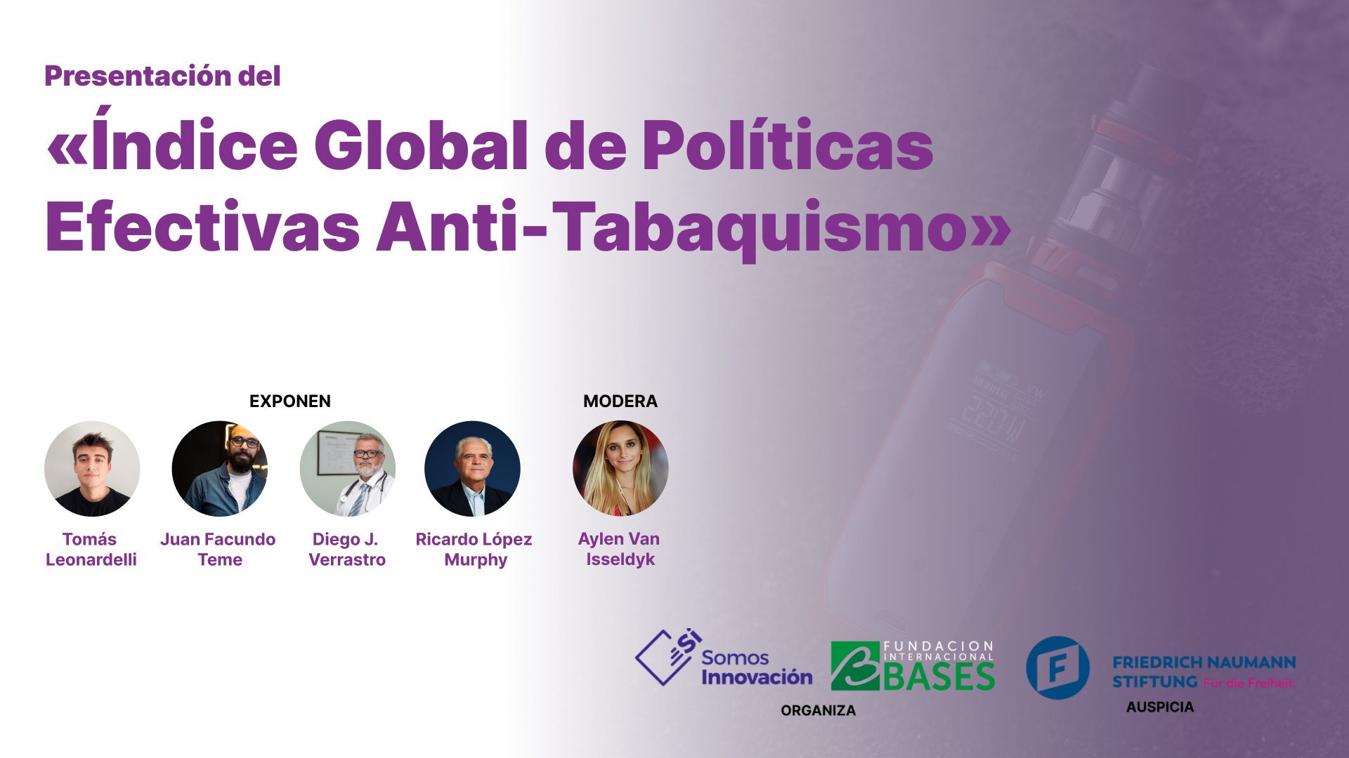 ESTRENO: Presentación del Índice Global de Políticas Efectivas Anti-Tabaquismo